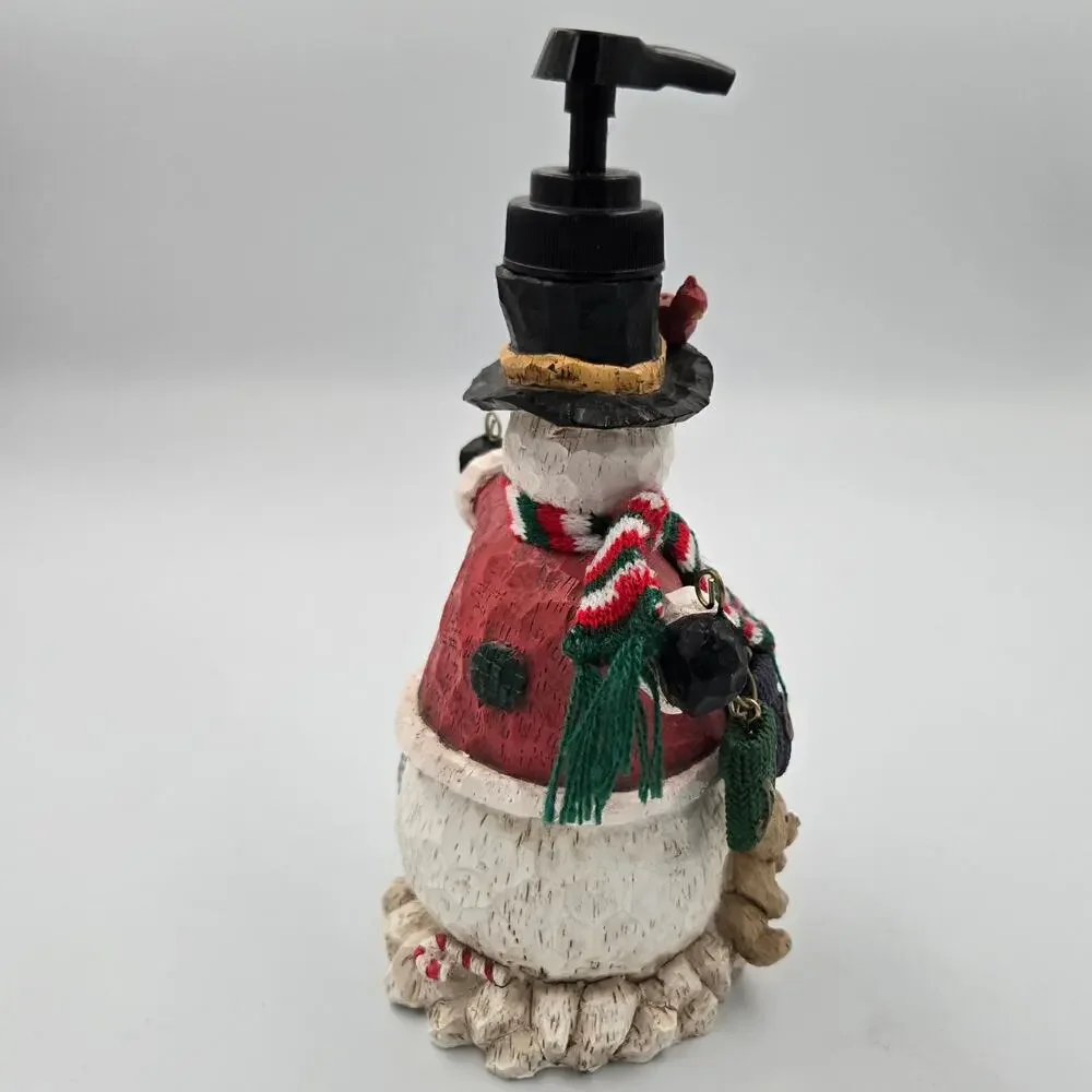 Noel in the Country Snowman Lotion or Soap Dispenser Christmas Winter